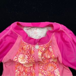 UV Skinz Rash Guard Girls Size 10 UPF 50+, Pink, Swim Top Sun Protection NWOT